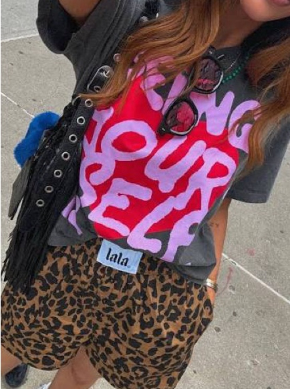 Dressed in LALA Being Yourself Is Cool Tee - S/M - Picture 6 of 10
